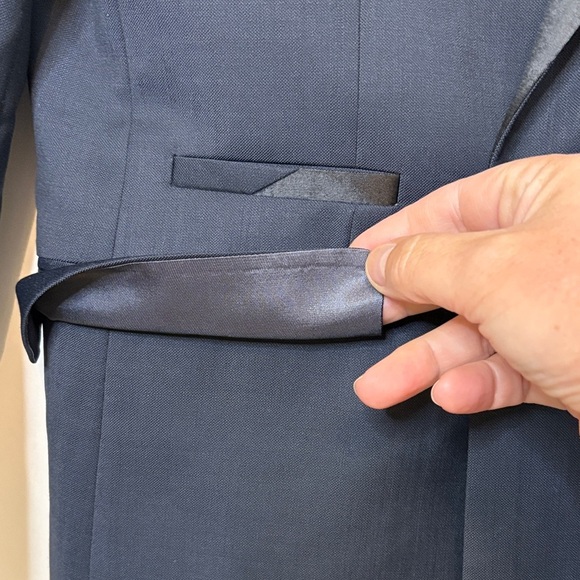 River Island Elegant Black Tuxedo Jacket - Picture 8 of 11